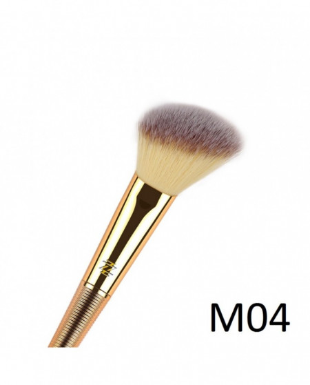 Pensula profesionala machiaj pentru blush Model 4 Taiata oblic