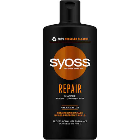 Sampon Syoss Repair Therapy pentru par deteriorat, 500 ml