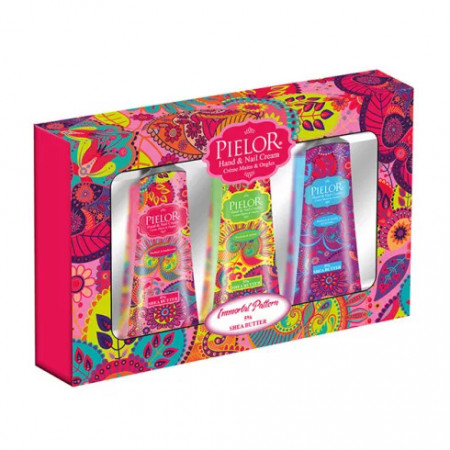 Set 3 crema de maini, Pielor, 30 ml, Immortal Pattern Green, cu Unt de Shea