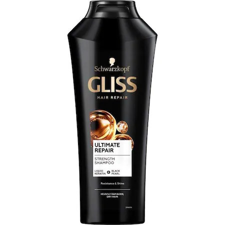 Sampon Gliss Curl Ultimate Repair, pentru par deteriorat, 370 ml