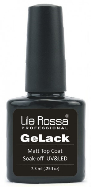 Top coat Soak-off Matt Lila Rossa GeLack 7.3 ml