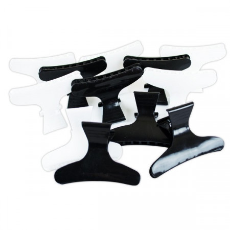 Clipsuri coafor tip fluture set 12 bucati