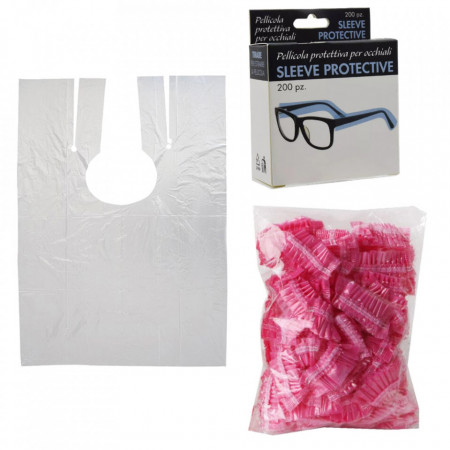 Set pentru vopsit parul Ardette, SCV20, 3 piese, cu set pelerine unica folosinta, set protectii urechi si ochelari pentru frizerie, coafor