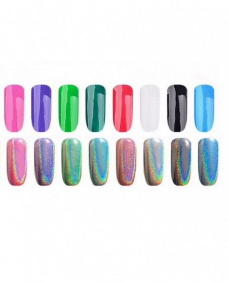 Pigment perlat pentru unghii set 12 culori