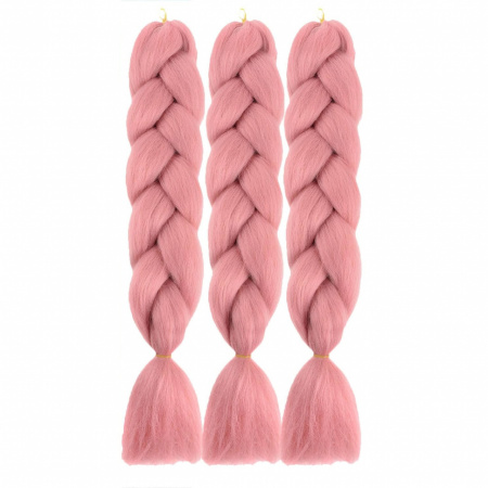 Extensii colorate pentru impletituri · roz pal
