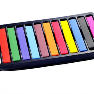 Creta colorata pentru par set 12 culori pentru suvite - Img 3
