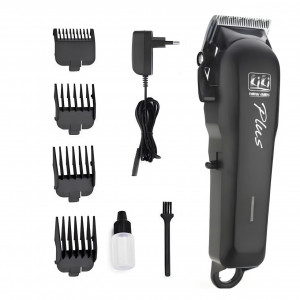 Masina de tuns profesionala NG-699 Plus, neagra, fara fir, 4h autonomie, 4 piepteni de tuns - Img 1
