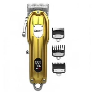 Masina tuns profesionala GM-6695, cu acumulator, carcasa metalica, cu afisaj