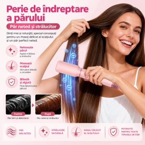 Ondulator Automat de par 5 In 1, Auto-Wrap, Uscator si Perie Cu Aer Cald, Pentru Bucle, Volum Si Indreptat parul - Img 6