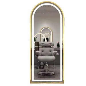 Pachet complet Mobilier frizerie cu oglinda, scafa frizerie, scaun coafor, canapea receptie - Img 3