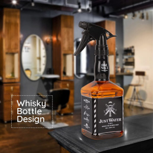 Pulverizator par frizerie coafor barber shop Tip sticla Whisky - Img 8