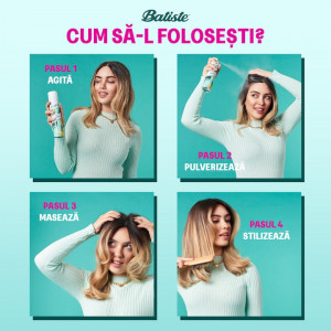 Sampon uscat Batiste Brunette, 200 ml, capac transparent - Img 2