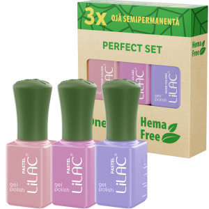 Set 3 oje semipermanente fara Hema, Colectia pastel, 3 bucati - Img 1