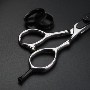 Set foarfeca tuns si foarfeca filat · Sword Cut · 10 piese · clipsuri metalice · pieptan carbon · husa depozitare · pelerina tuns · pamatuf frizerie · brici pentru filat parul. - Img 4