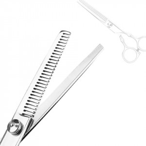 Set frizerie complet Geemy cu foarfeca tuns filat pelerina pamatuf pulverizator si masina tuns - Img 3