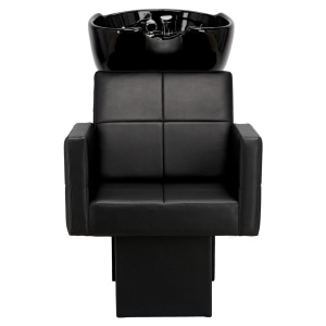 Set mobilier salon frizerie cu scafa profesionala, 2 scaune coafor - Img 6