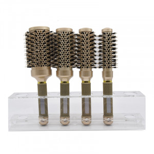 Set perii coafor rotunde, 4 bucati, nano ceramice, profesionale, pentru frizerie - Img 2