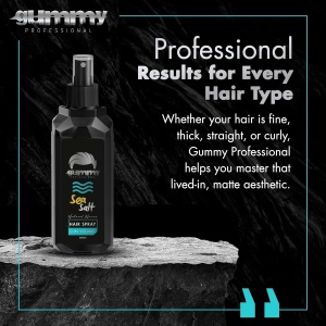 Spray de par texturizant - Gummy Professional Sea Salt Hair Spray, 250ml - Bucle Naturale, Volum și Finish Mat - Img 3