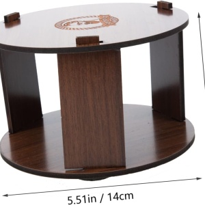 Suport frizerie pentru rola guler coafor, Lemn, 14X9cm - Img 5