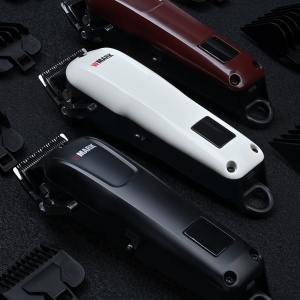 WMARK NG-1001 – Mașină de tuns profesională fără fir, 6600 RPM, lamă Zero Overlap, baterie 2500 mAh, autonomie 300 min, neagra - Img 5