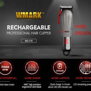 Wmark NG-115 Pro Barber Set – mașină de tuns profesională + accesorii - Img 4