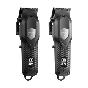 WMARK NG-119 – Mașină de tuns profesională Zero Gapped, 440C Stainless Steel, 7000 RPM, 240 min autonomie - Gri - Img 6