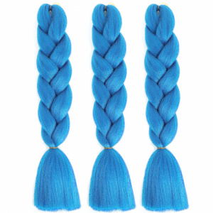 Extensii colorate pentru impletituri · albastru deschis