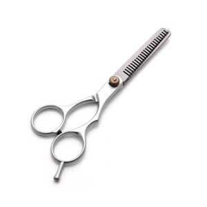 Foarfeca frizerie de filat parul marime 6", Argintie