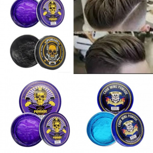 Gel pentru par Pomada Barber Shop, model Retro, aroma Capsuni, pentru barbati - Img 2