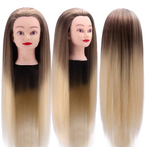 Manechin coafor Ardette, blond ombre, cu suport, CPMO - Img 6