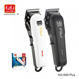 Masina de tuns profesionala NG-699 Plus, neagra, fara fir, 4h autonomie, 4 piepteni de tuns - Img 2
