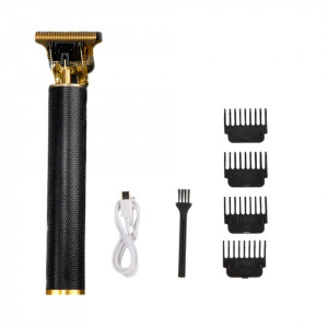 Masina de tuns T blade, precizie , 5 W, cu acumulator, trimmer, incarcare USB, negru