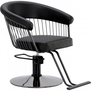 Mobilier coafor 2 scaune frizerie si scafa coafor, Negru, SDB04 - Img 3
