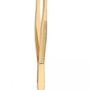 Penseta smart, varf plat, aurie
