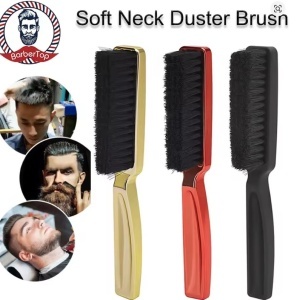 Perie barba Fade, neagra pentru frizerie, barber shop - Img 3