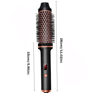 Perie electrica pentru volum cu aer cald pentru coafat parul, uscare, indreptare, bucle si styling - Img 12