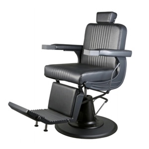 Scaun Frizerie Profesional Darren – Design Full Black și Performanță de Elită