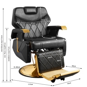 Scaun Frizerie Profesional Zavier – Eleganță Modernă și Confort - Img 2