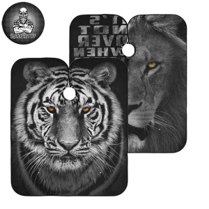Set 2 Pelerine tuns profesionale negre, impermeabile, pentru frizerie si coafor