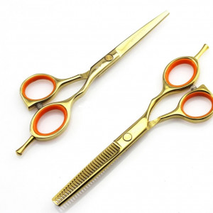Set frizerie complet coafor Seno02 cu foarfeca tuns filat pelerina pamatuf pulverizator tuns - Img 5