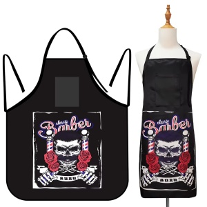 Sort frizerie barber unisex, textil, negru, marime universala - Img 1
