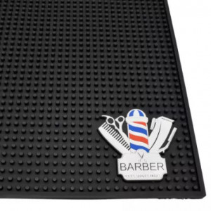 Covoras pentru ustensile frizerie Ardette, covoras antiderapant 45X30X0.8cm, suport pentru foarfeci salon barber, cauciucat, silicon - Img 6
