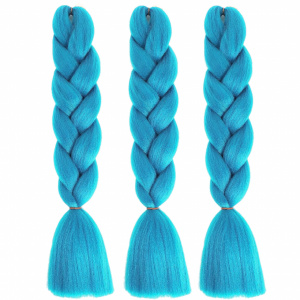 Extensii colorate pentru impletituri · albastru sky blue