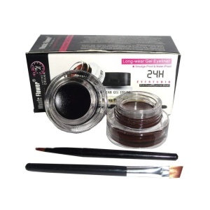 Eyeliner gel dublu Music Flower Negru si Maro