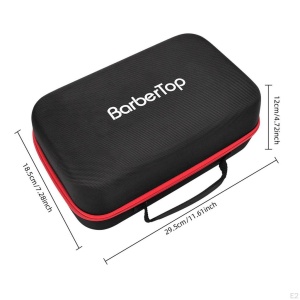 Geanta profesionala pentru ustensile frizerie si coafor, neagra, 30x12x19cm, spatioasa - Img 3