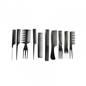Kit frizerie pentru incepatori cu foarfeca tuns filat si manechin coafor, Brunet, Hair Scool - 02 - Img 4