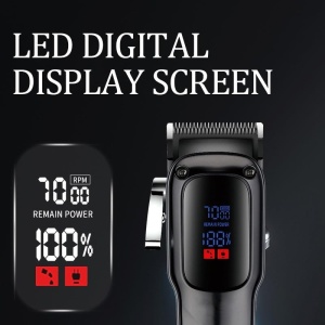 Kit Profesional Frizerie Complet – Mașină de Tuns, Pelerină și Accesorii Barber - Img 4