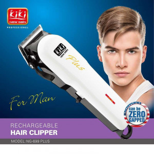Masina de tuns profesionala NG-699 Plus, neagra, fara fir, 4h autonomie, 4 piepteni de tuns - Img 3