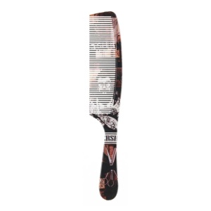 Piepten barber profesional cu maner imprimeu vintage Barber