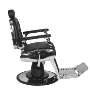 Scaun Barber Shop pentru frizerie, BarberPub, Negru, SSB002 - Img 2